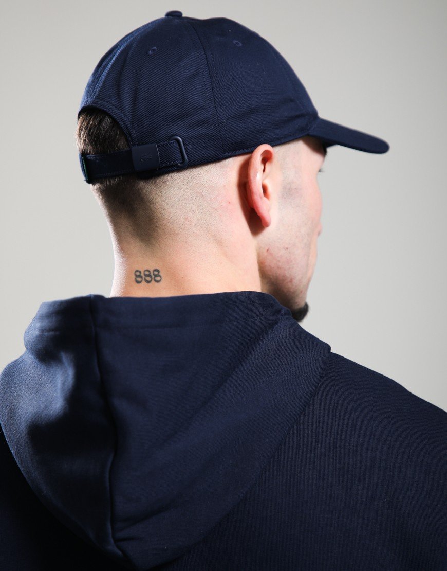 Lacoste Central Croc Cap Navy Blue
