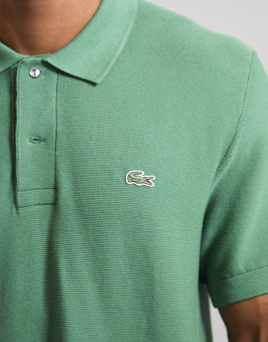 Lacoste Classic Fit Knitted Polo Shirt Lambs Lettuce