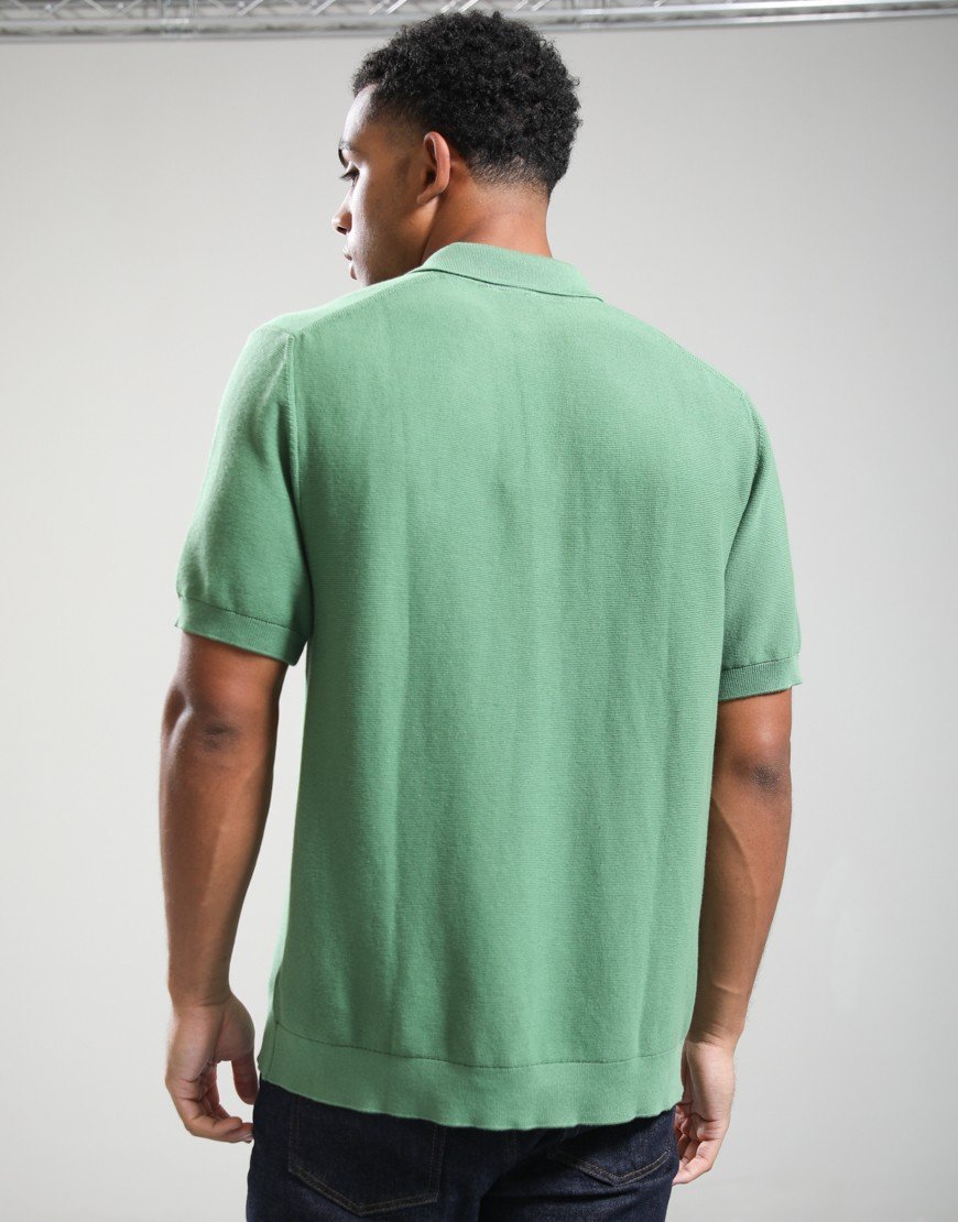 Lacoste Classic Fit Knitted Polo Shirt Lambs Lettuce