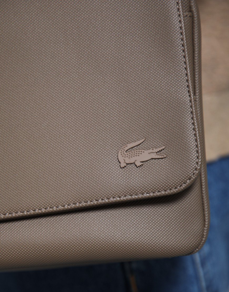 Lacoste Classic Flap Close Shoulder Bag Morel