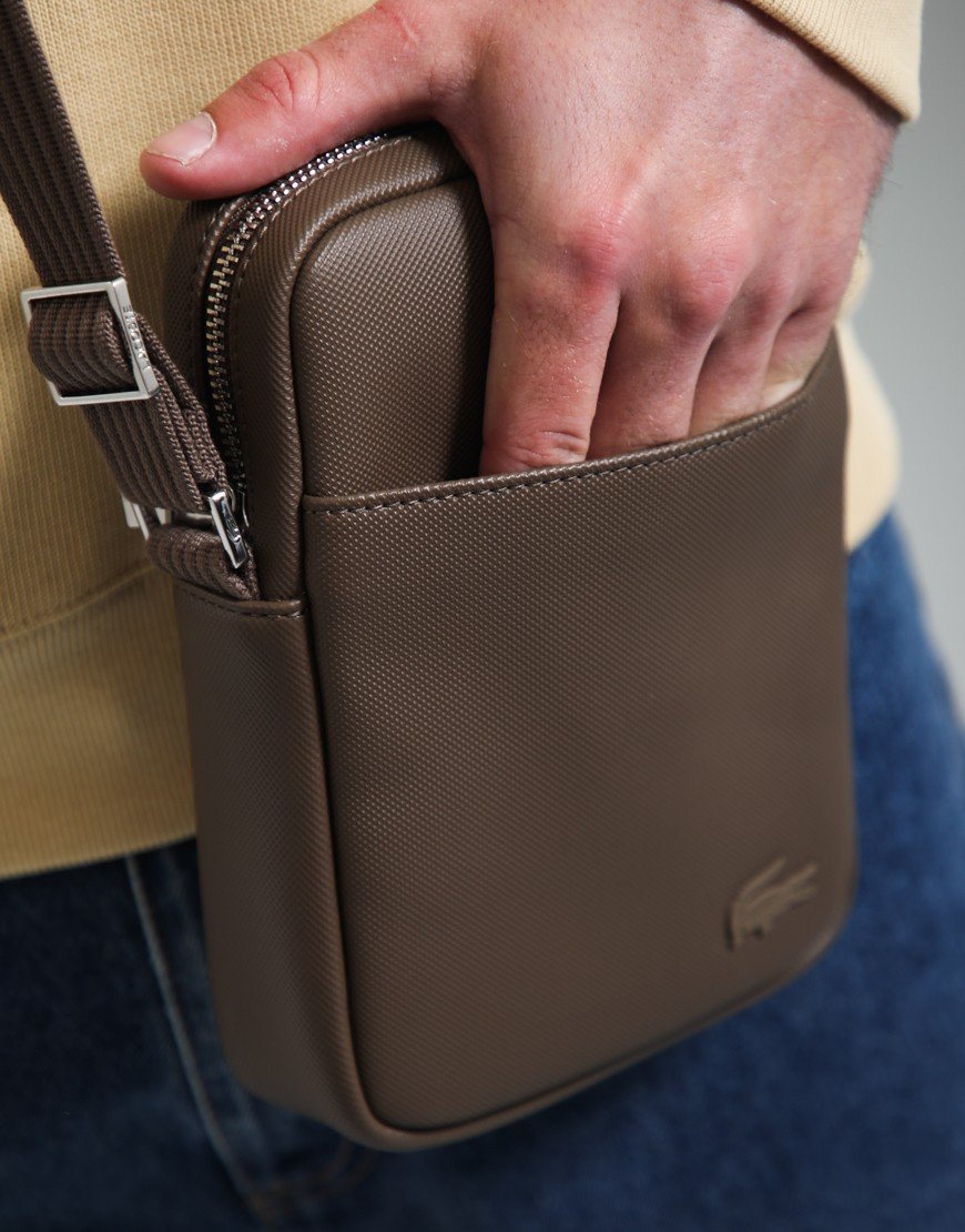 Lacoste Classic Satchel Brown