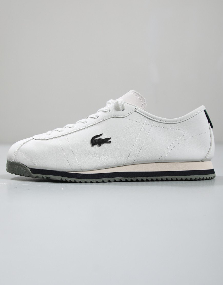 Lacoste Club-Low Trainers Off White/Khaki