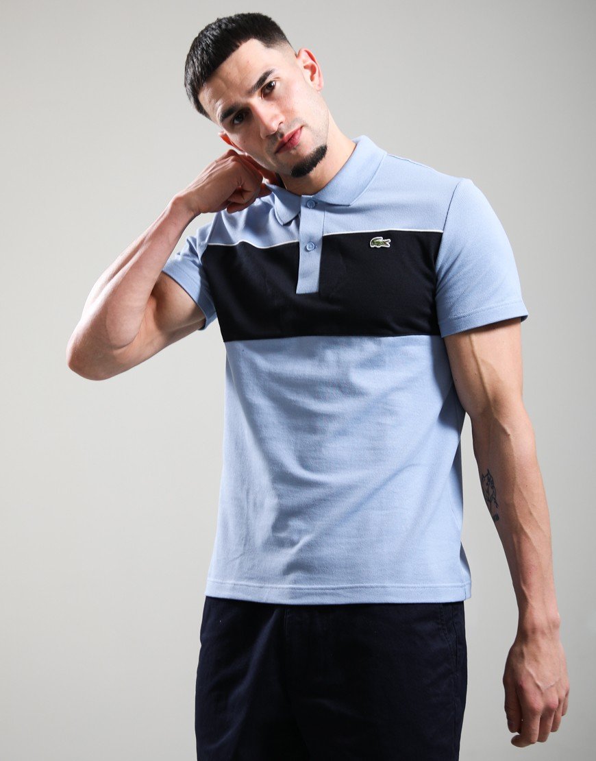 Lacoste Colour Block Polo Shirt Aphylla/Black