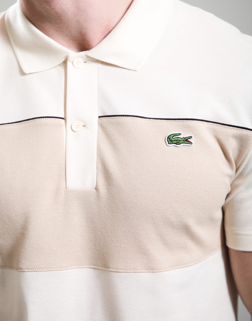 Lacoste Colour Block Polo Shirt Lapland/Lionne