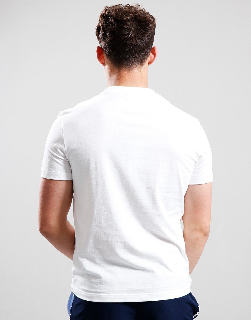 Lacoste Colour Block Printed T-Shirt White/Khaki