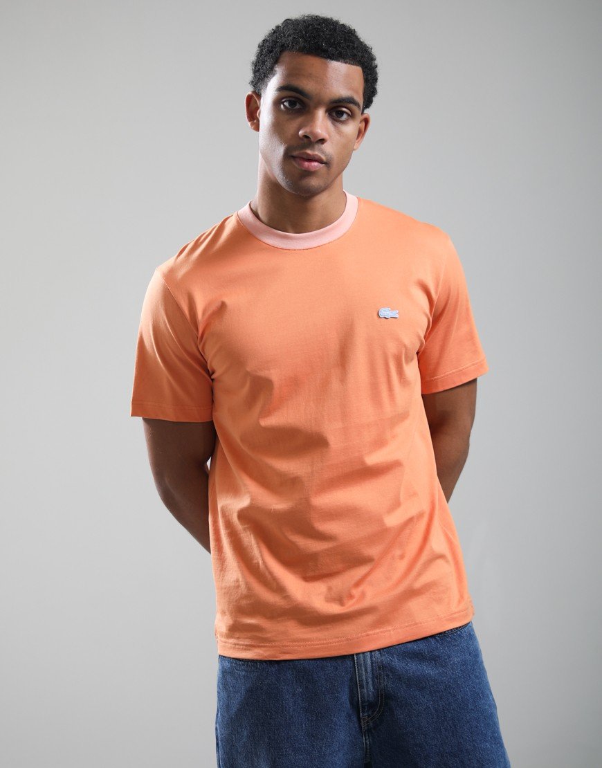 Lacoste Contrast Collar T-Shirt Blossom