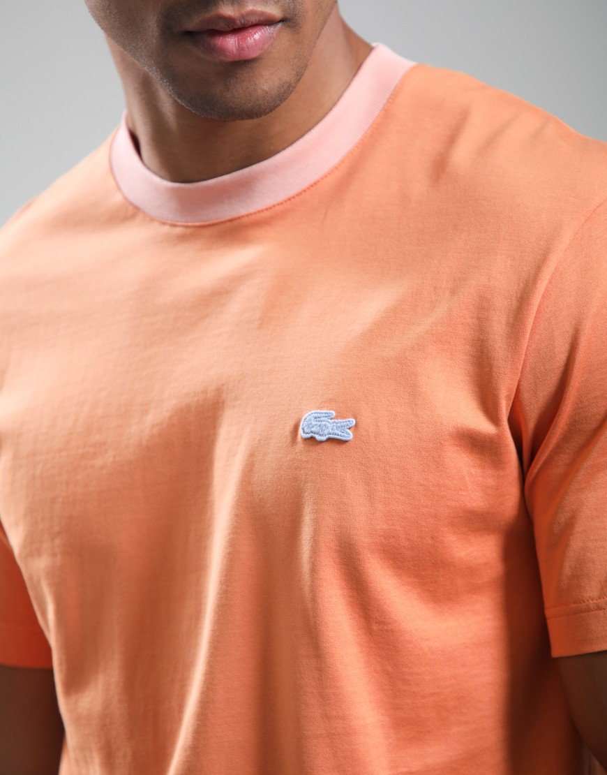 Lacoste Contrast Collar T-Shirt Blossom