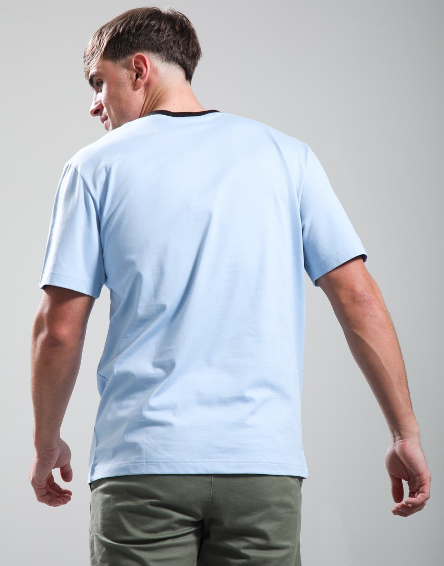 Lacoste Contrast Collar T-Shirt Chambray