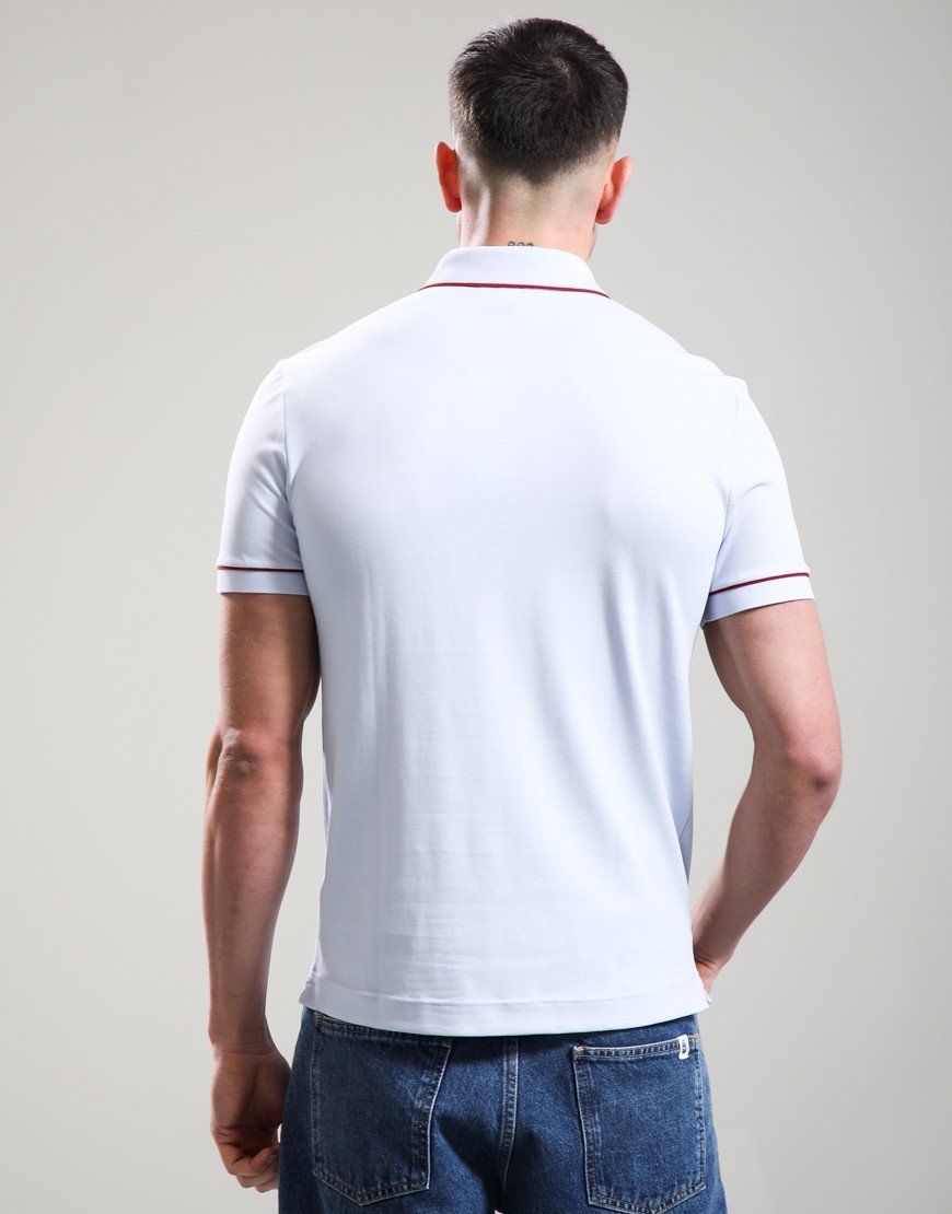 Lacoste Contrast Trim Polo Shirt Light Blue