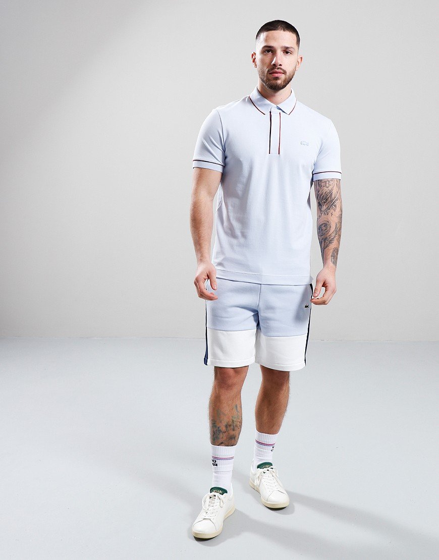 Lacoste Contrast Trim Polo Shirt Light Blue
