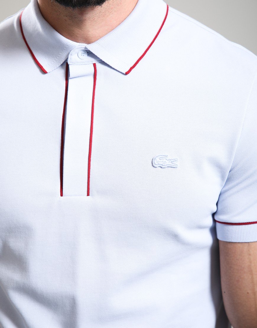 Lacoste Contrast Trim Polo Shirt Light Blue