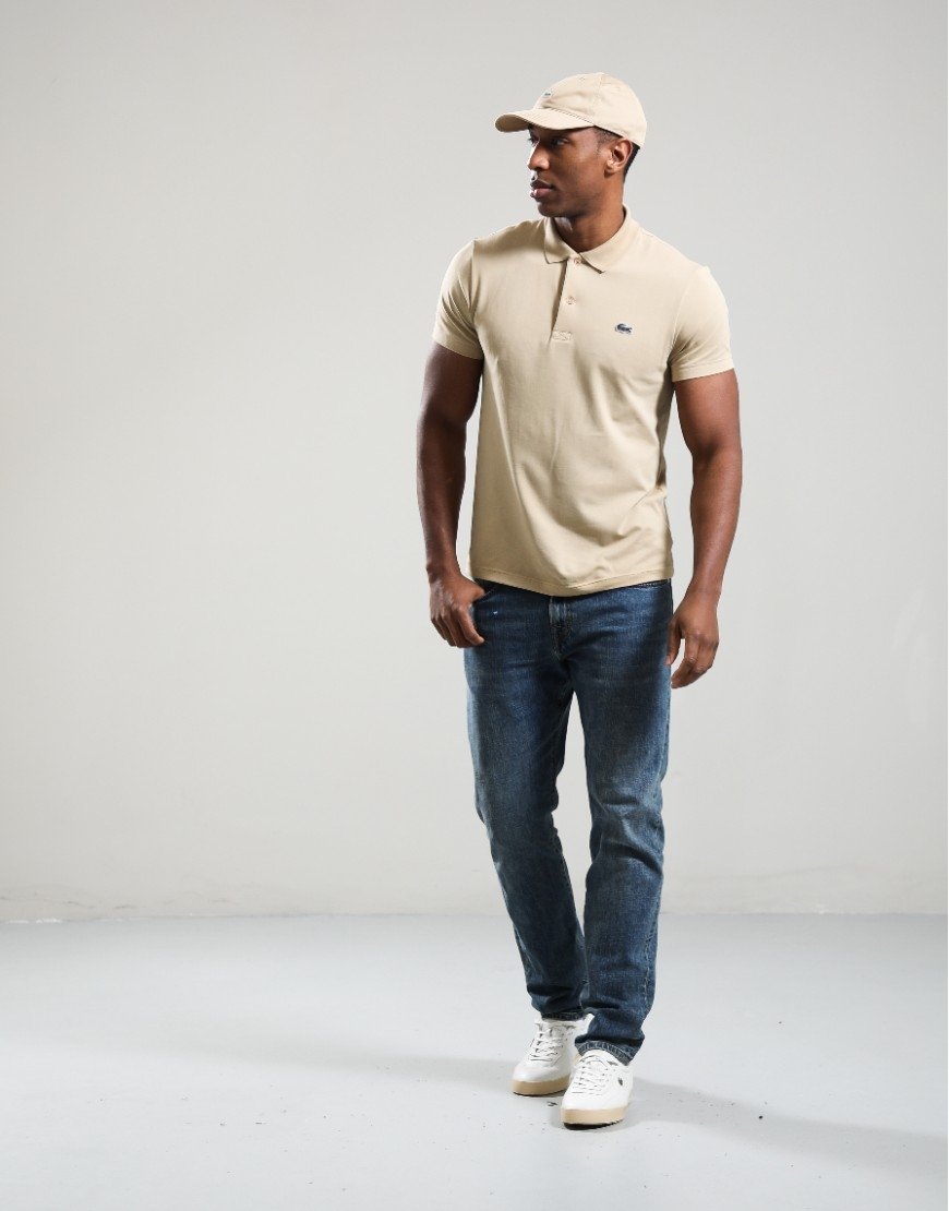 Lacoste Cotton Blend Polo Shirt Viennese