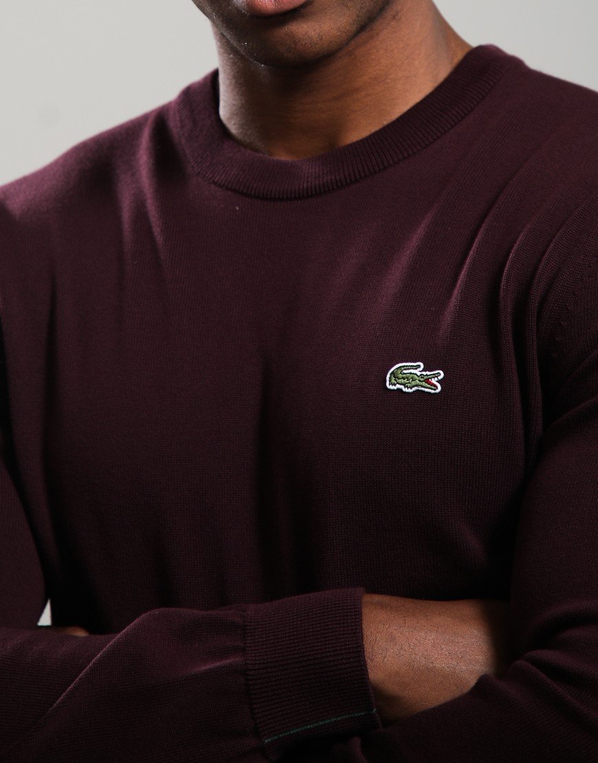 Lacoste Cotton Crew Knit Oxalis