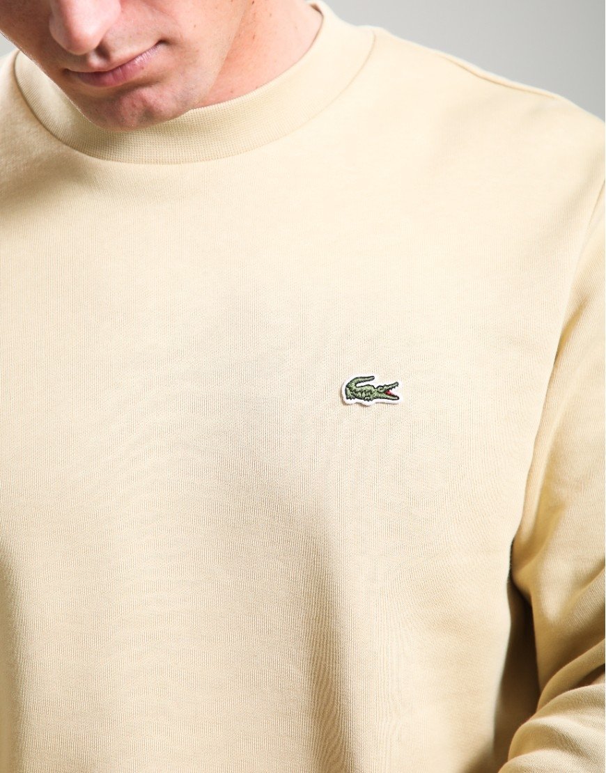 Lacoste Cotton Crew Sweat Beige