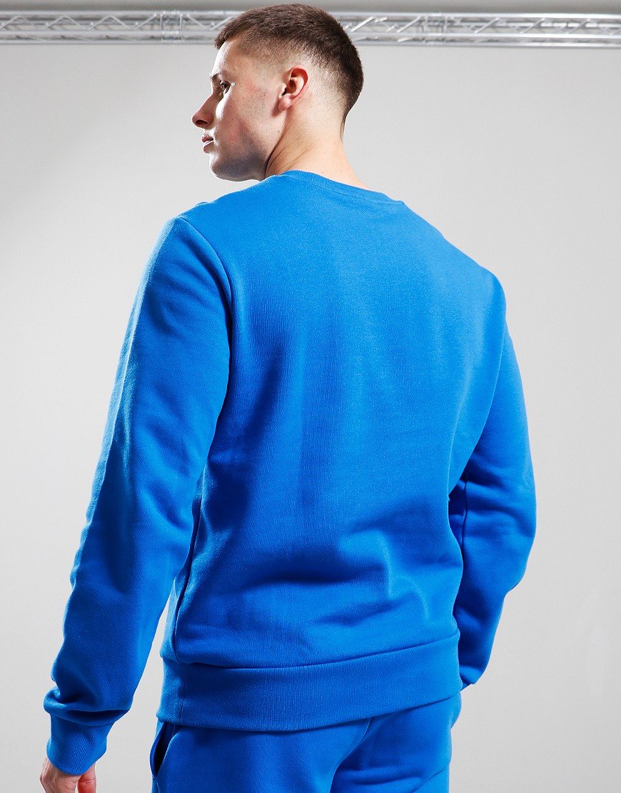 Lacoste Cotton Crew Sweat Blue