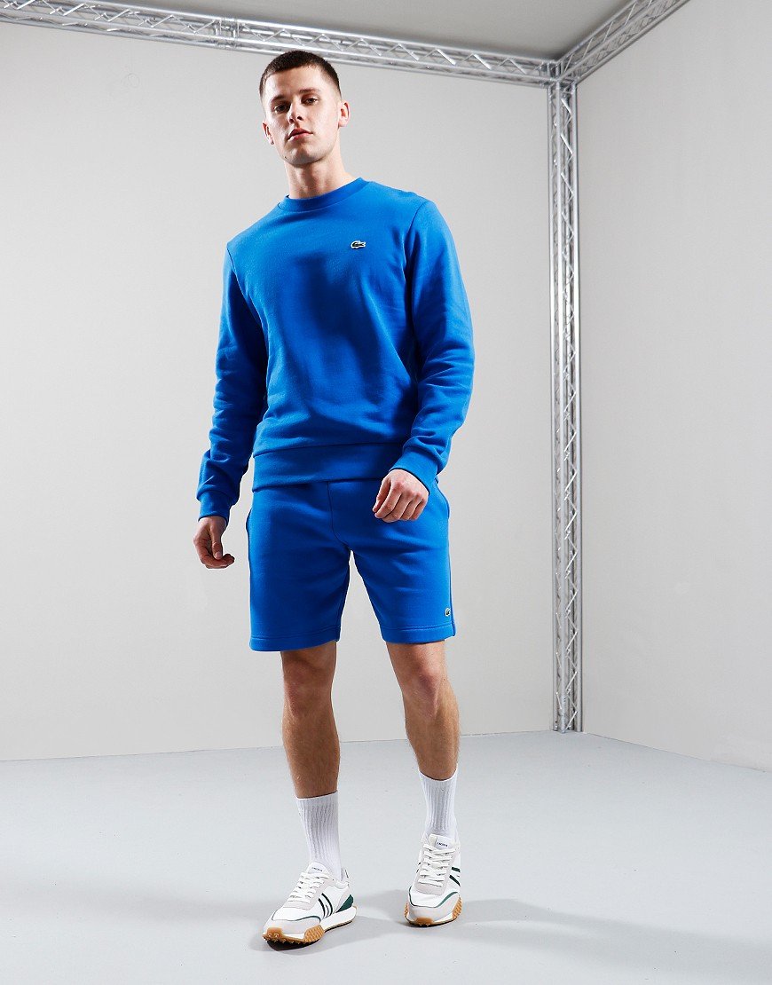 Lacoste Cotton Crew Sweat Blue