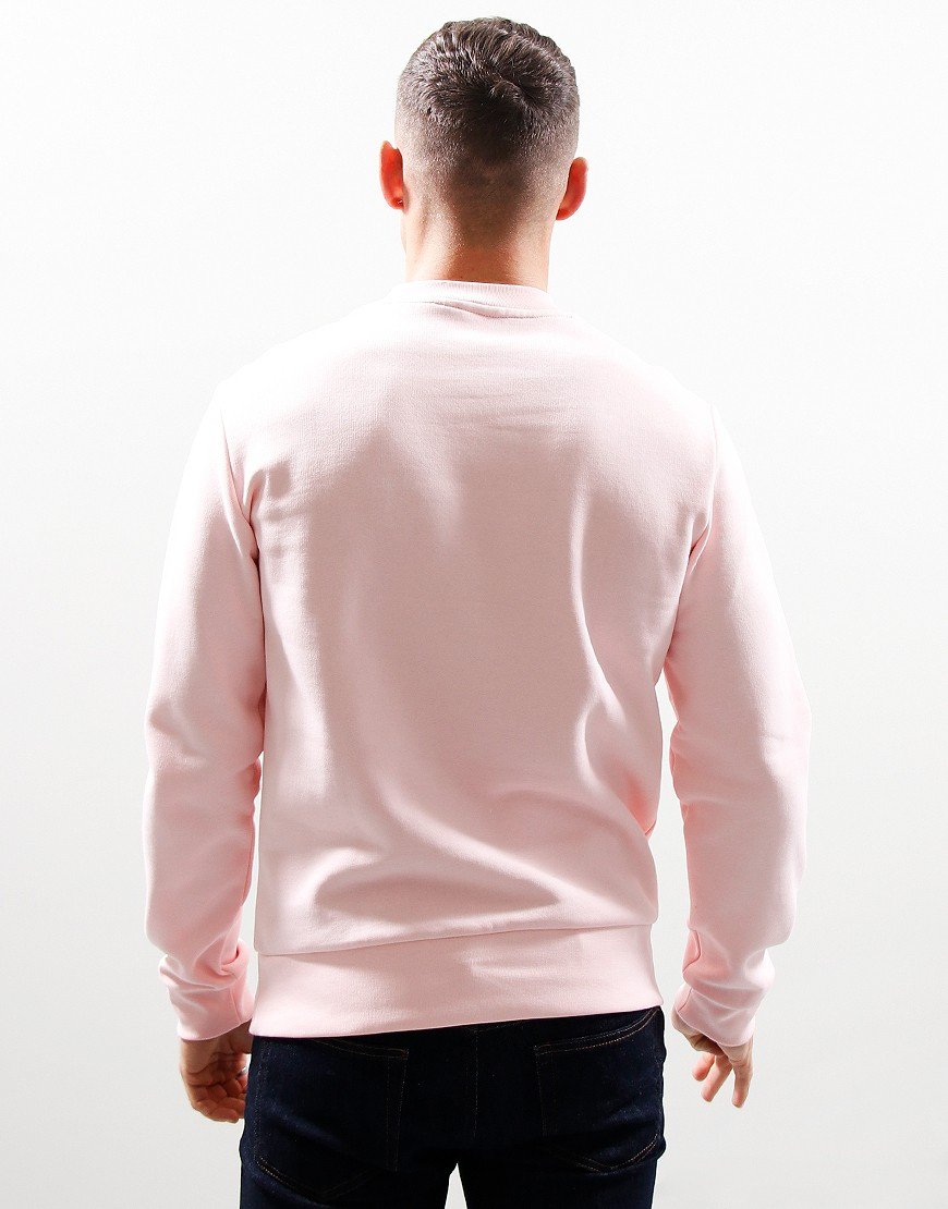 Lacoste Cotton Crew Sweat Flamingo