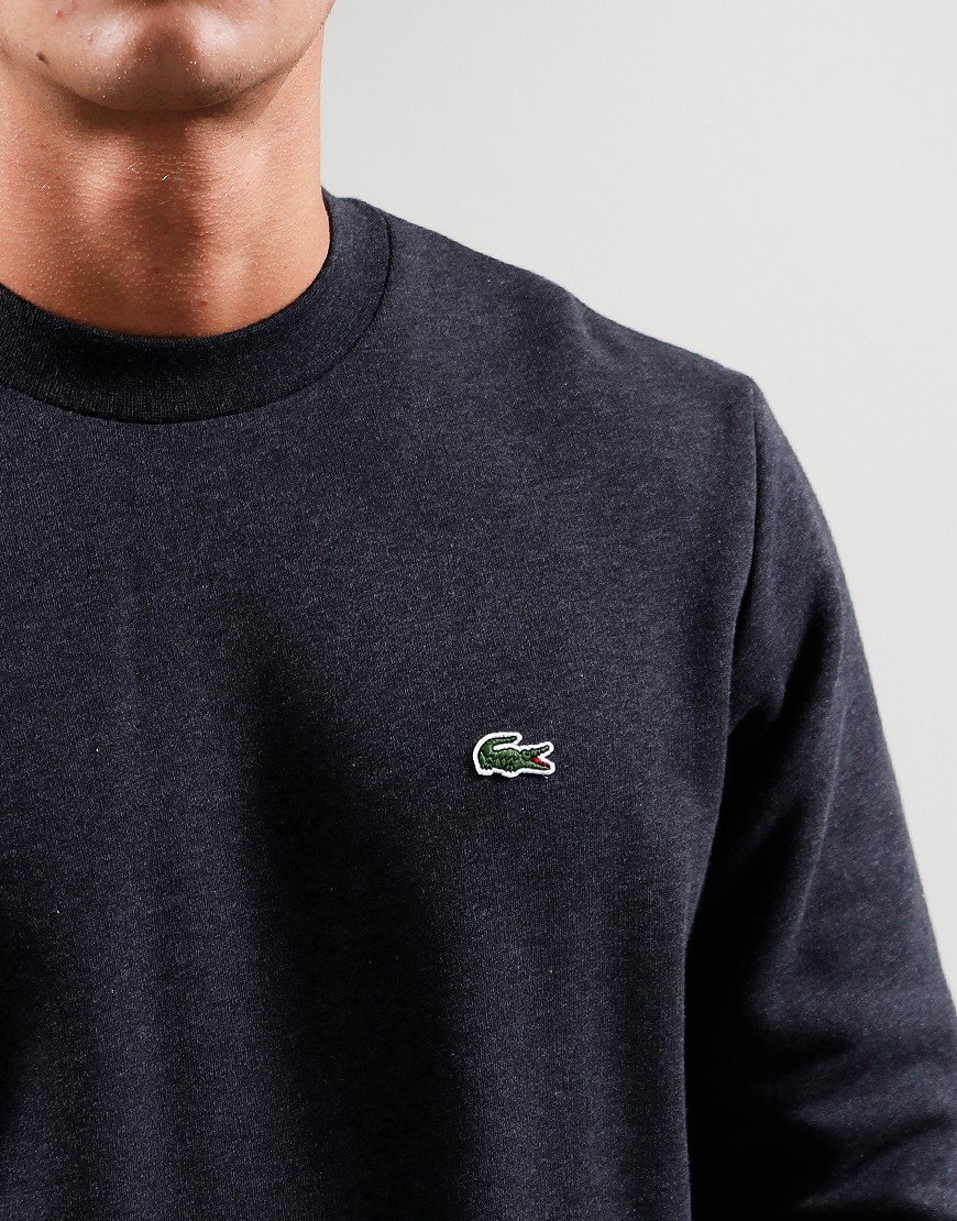 Lacoste Cotton Crew Sweat Lightning Chine