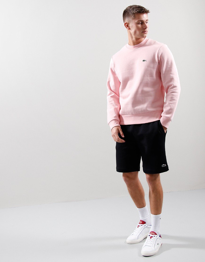 Lacoste Cotton Crew Sweat Waterlily