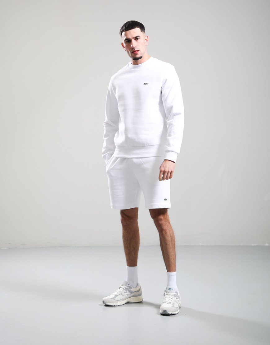 Lacoste Cotton Crew Sweat White