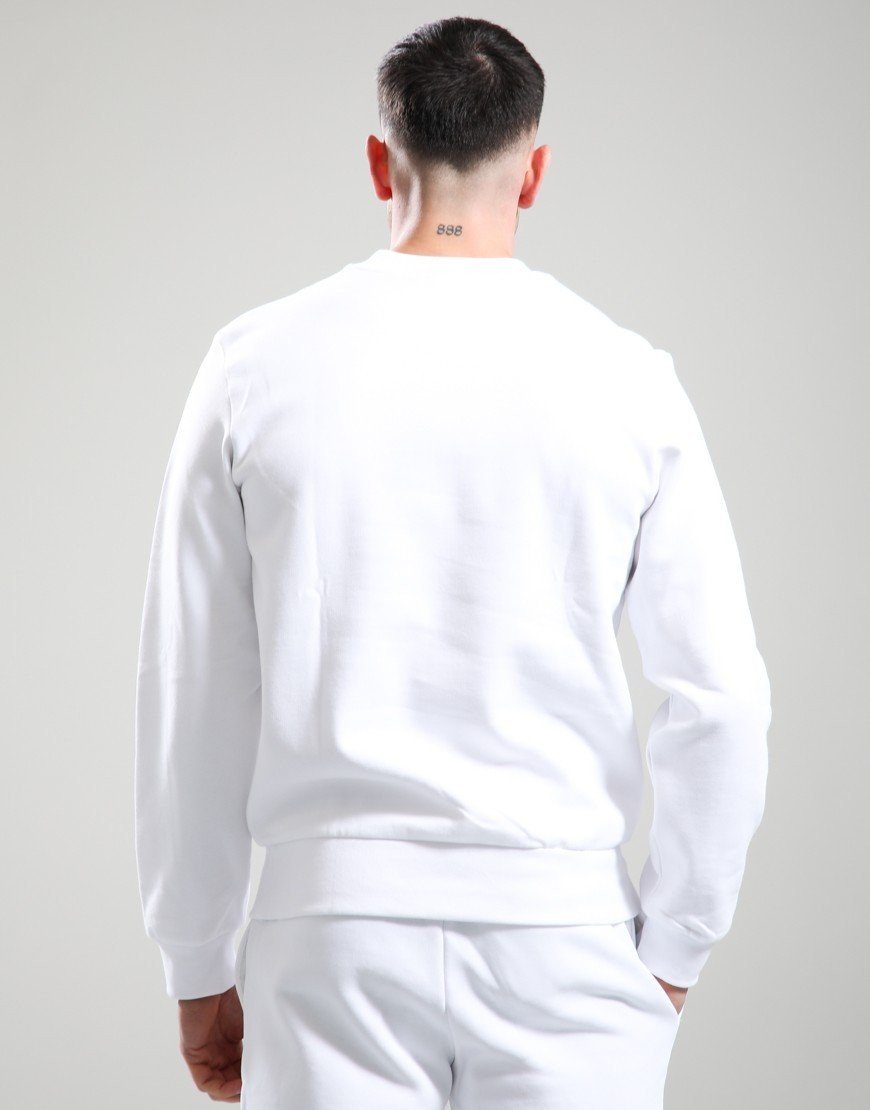 Lacoste Cotton Crew Sweat White