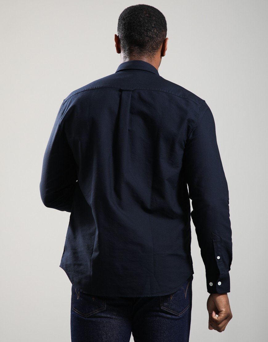 Lacoste Cotton Oxford Long Sleeve Shirt Abysm/Abysm