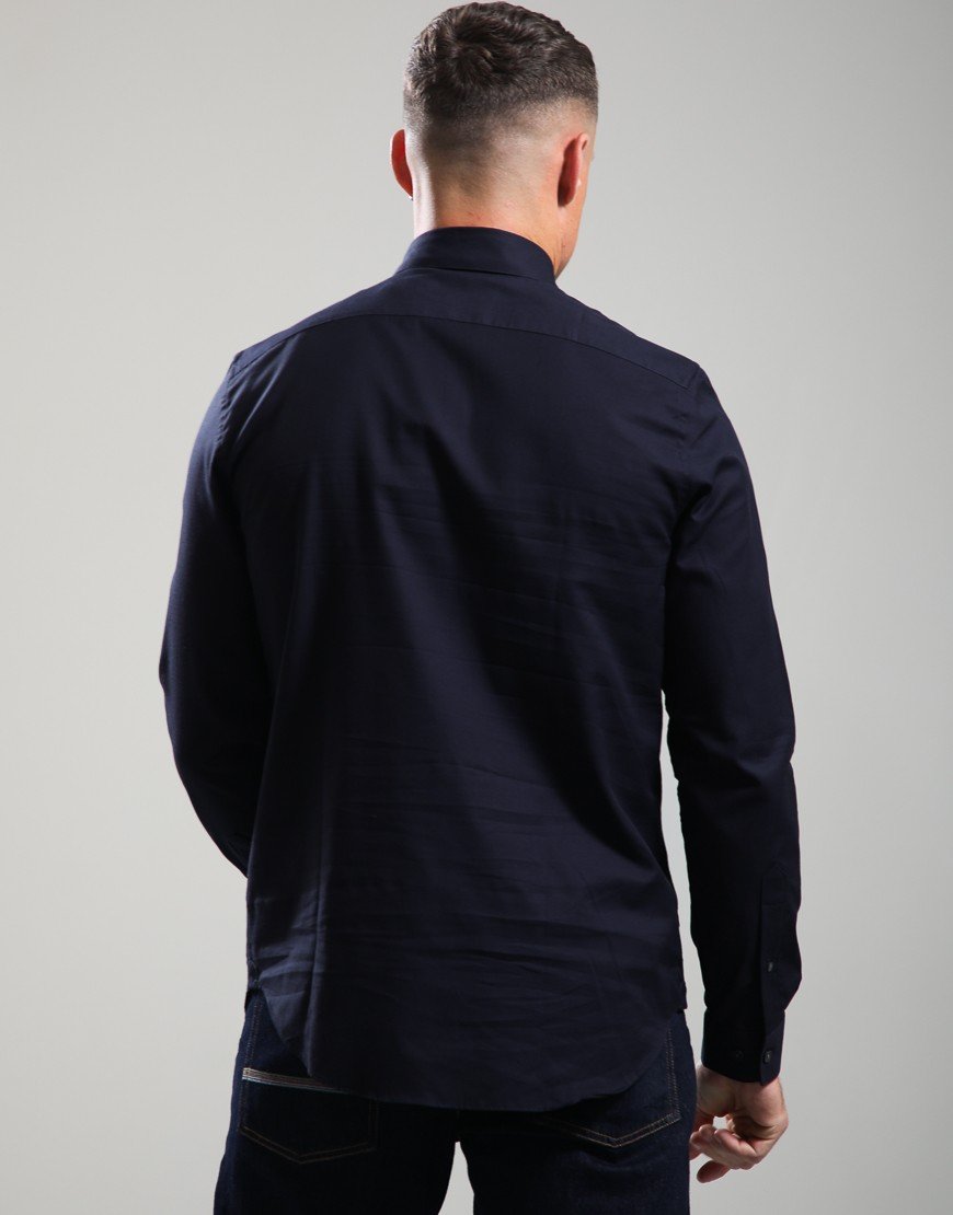 Lacoste Cotton Poplin Long Sleeve Shirt Abysm