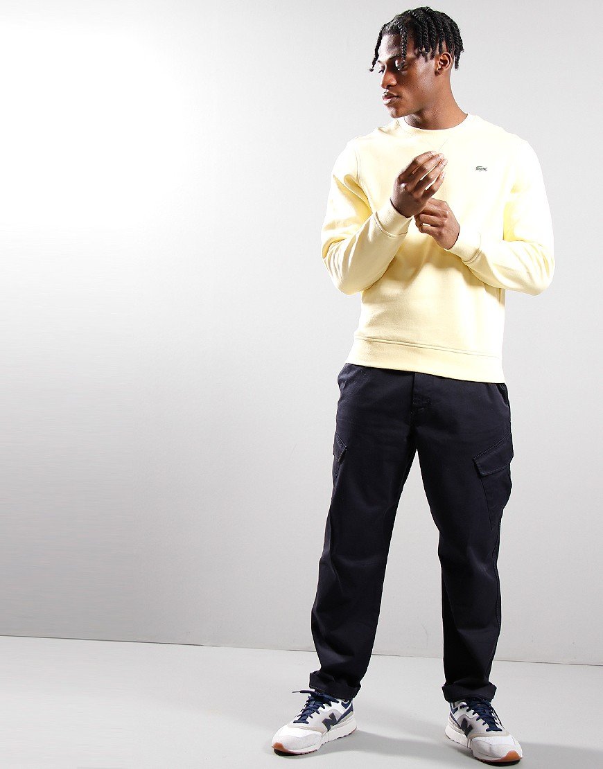 Lacoste Sport Fleece Crew Sweat Yellow