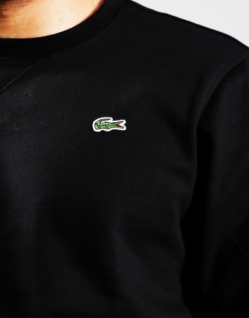 Lacoste SPORT Crew Fleece Sweat Black