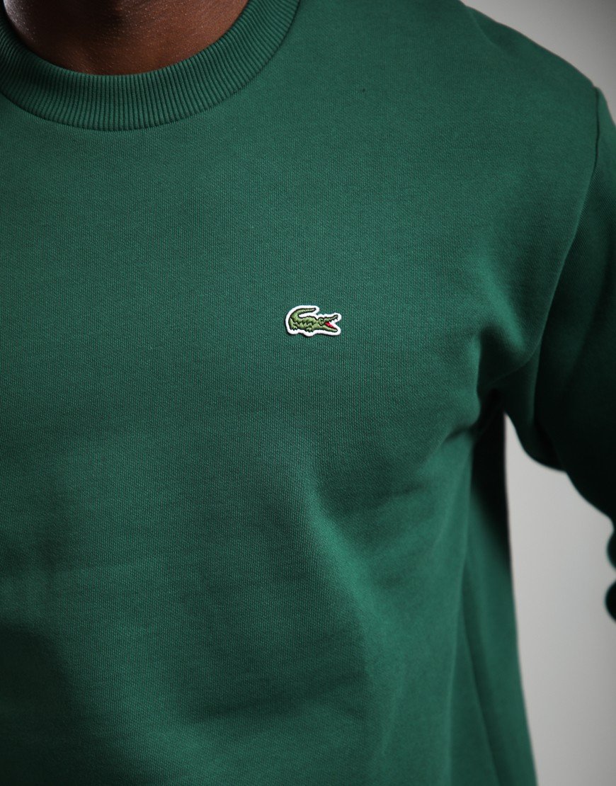 Lacoste Cotton Crew Sweat Green
