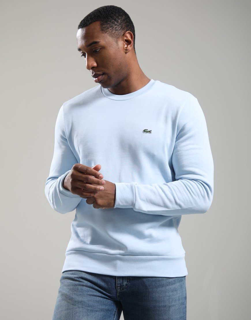 Lacoste Cotton Crew Sweat Light Blue