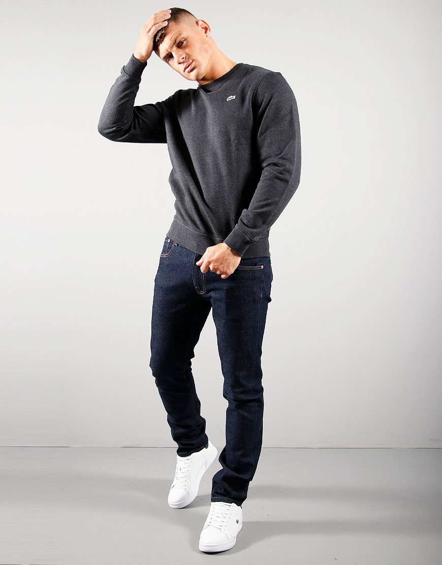 Lacoste Crew Sweat Lightning Chine