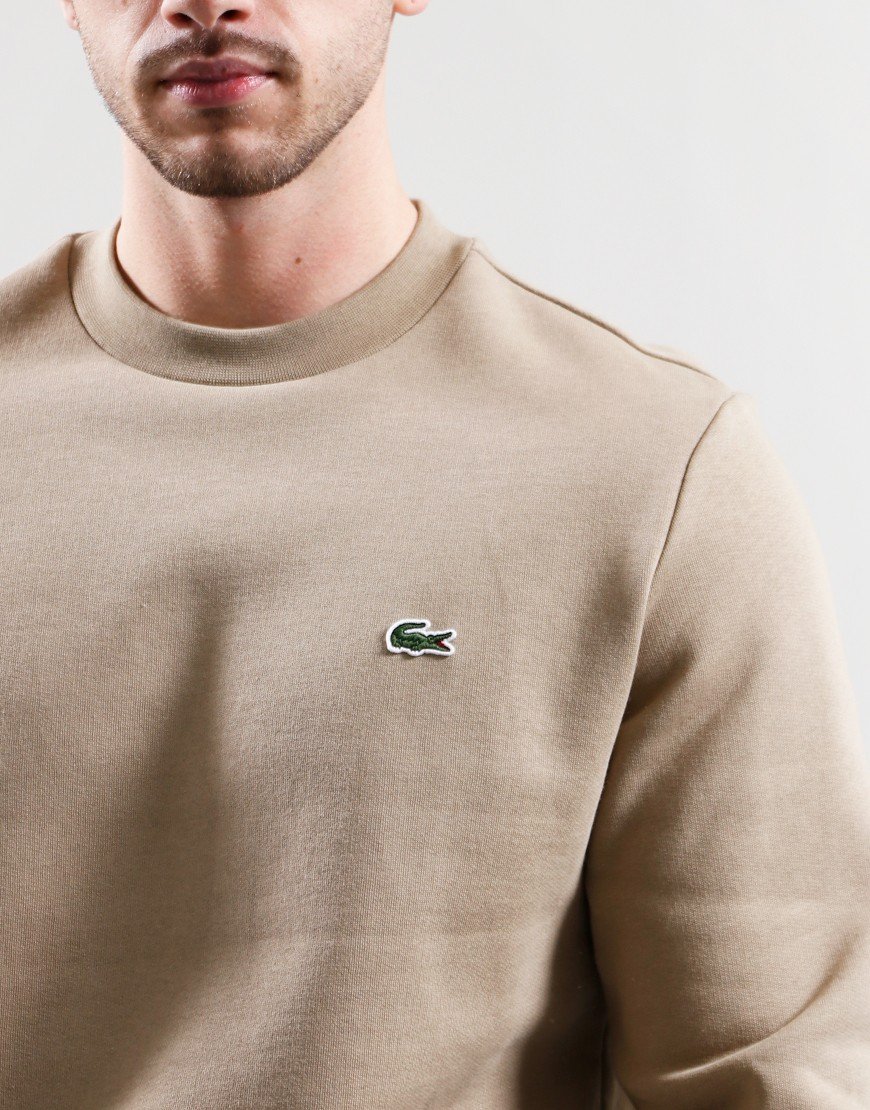Lacoste Cotton Crew Sweat Lion