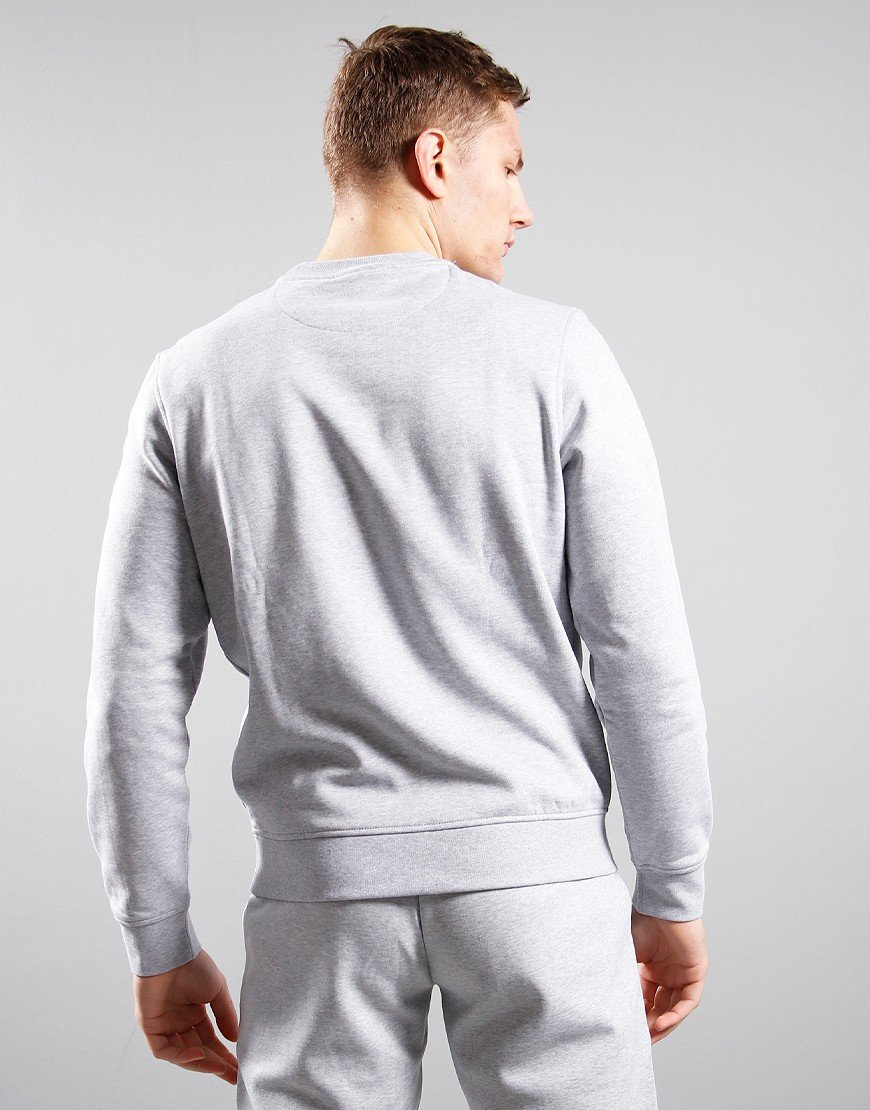 Lacoste SPORT Crew Fleece Sweat Silver Chine