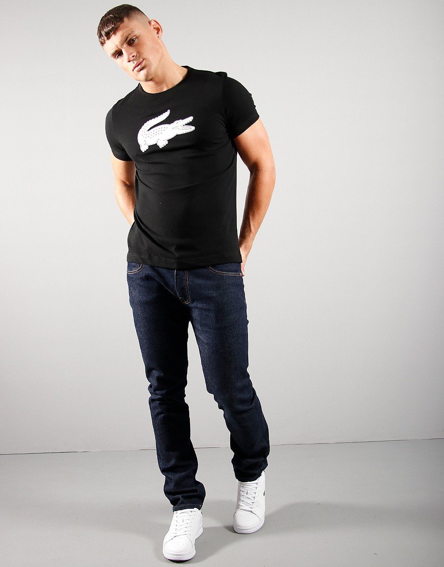 Lacoste Croc Tee Black