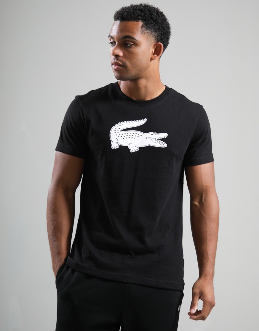 Lacoste Croc T-Shirt Black