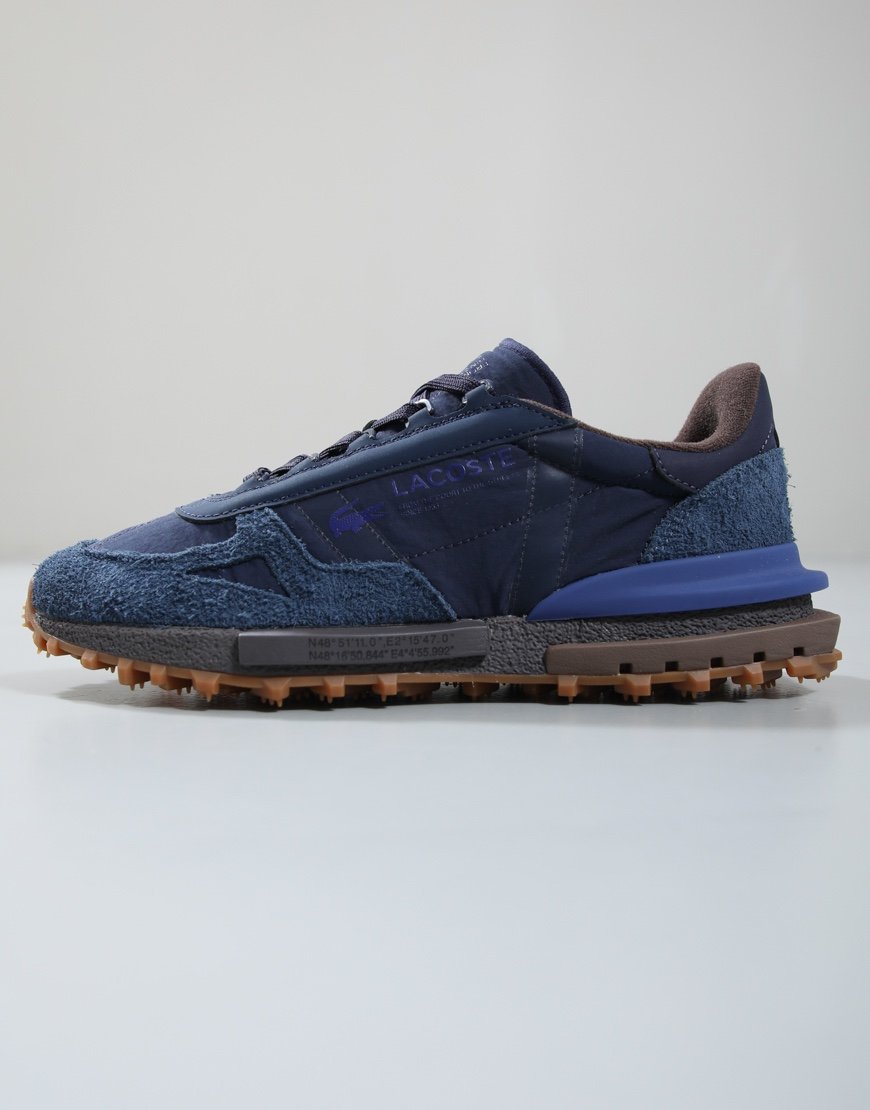 Lacoste Elite Active Trainers Navy/Brown