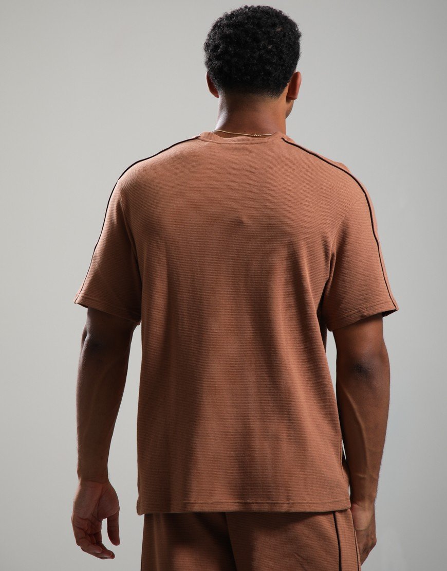 Lacoste Embossed Pyjama Set Pecan/Buffalo