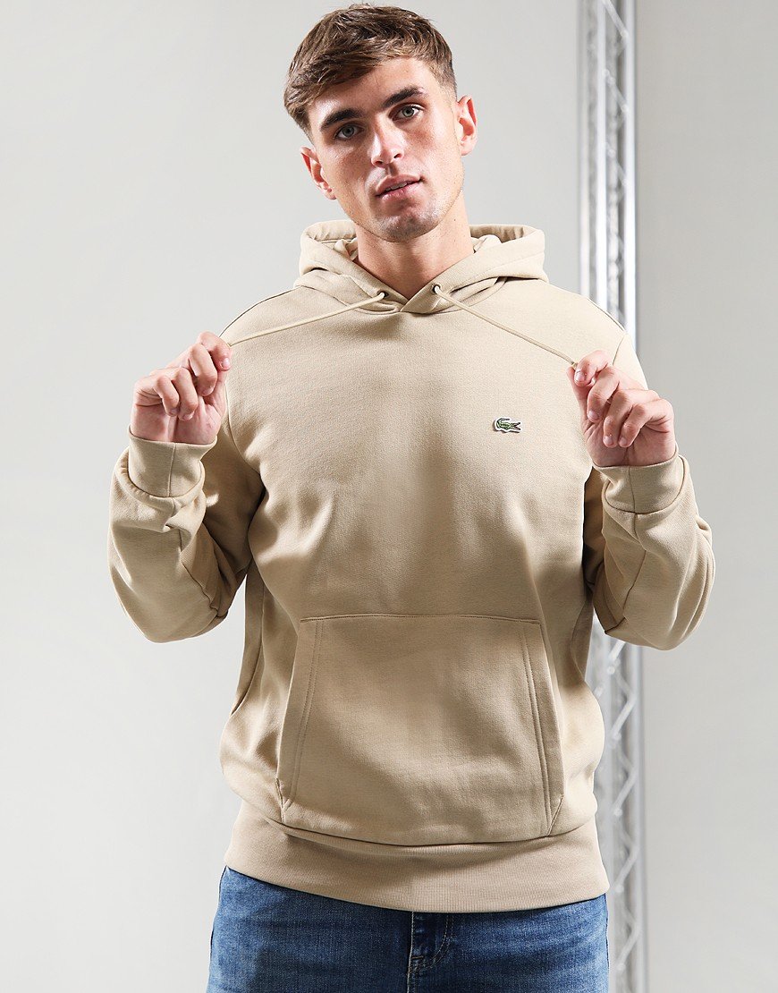 Lacoste Cotton Hoodie Beige