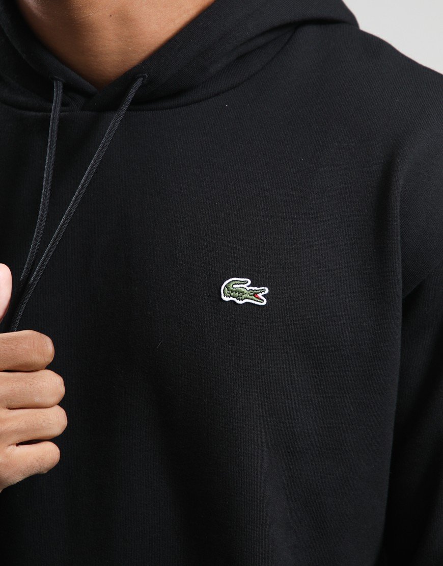 Lacoste Fleece Hoodie Black