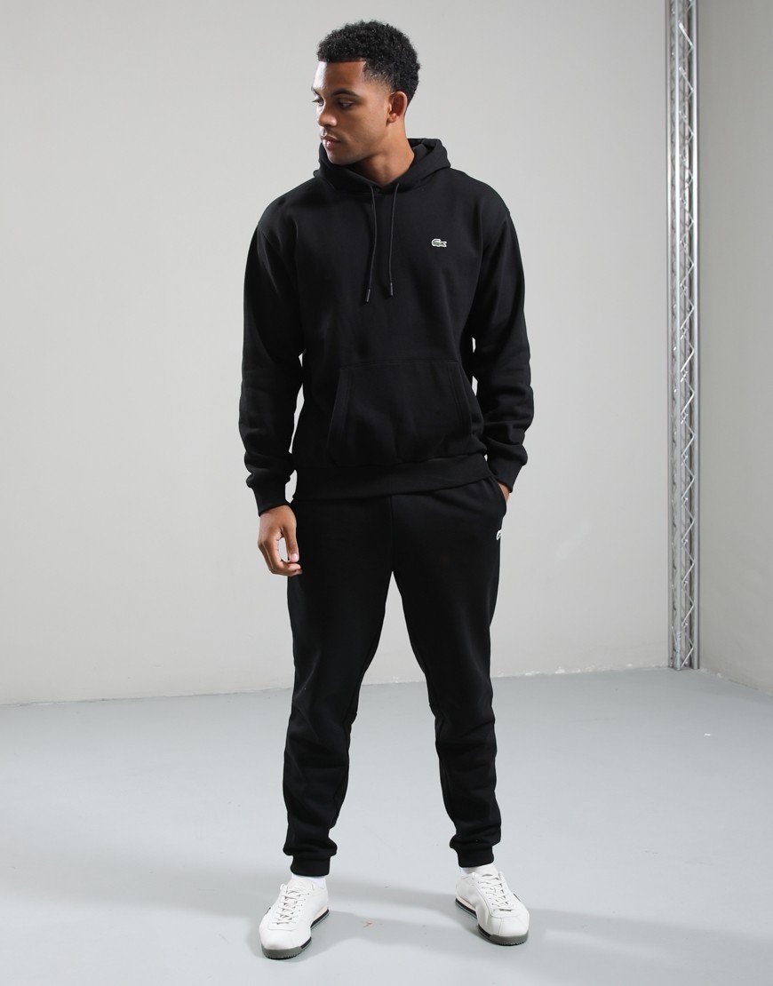Lacoste Fleece Hoodie Black