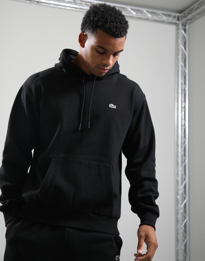 Lacoste Fleece Hoodie Black