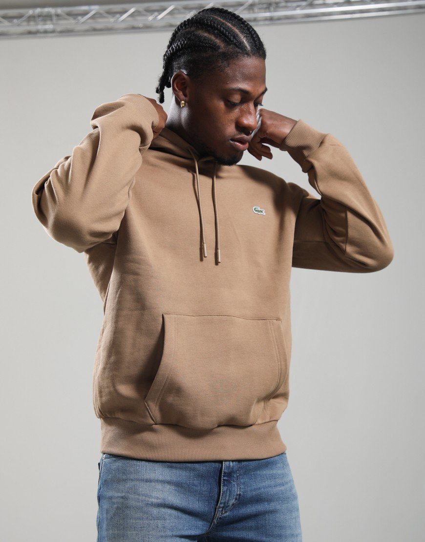 Lacoste Fleece Hoodie Cookie