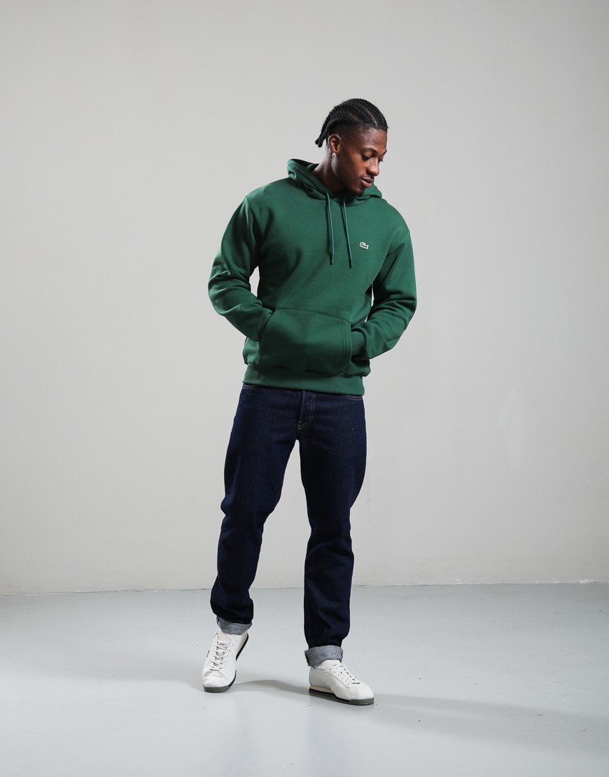 Lacoste Fleece Hoodie Green