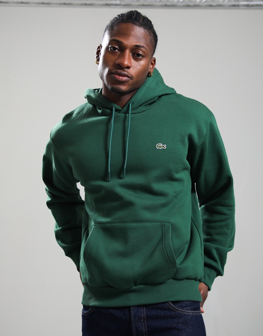 Lacoste Fleece Hoodie Green
