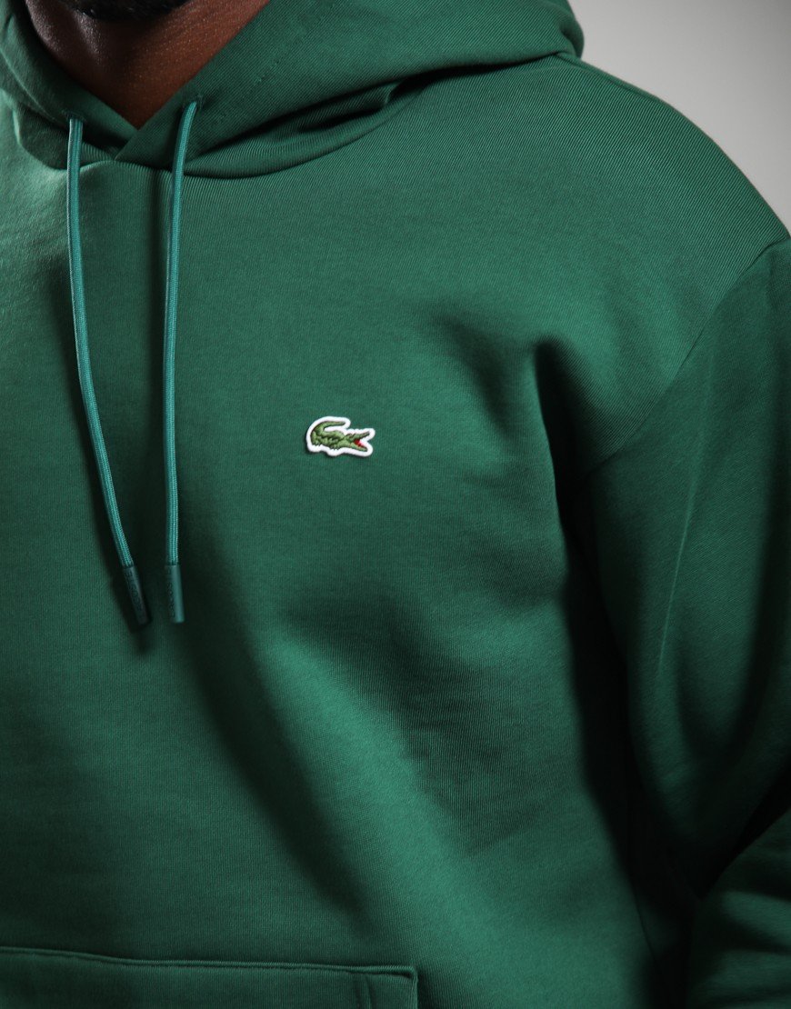 Lacoste Fleece Hoodie Green