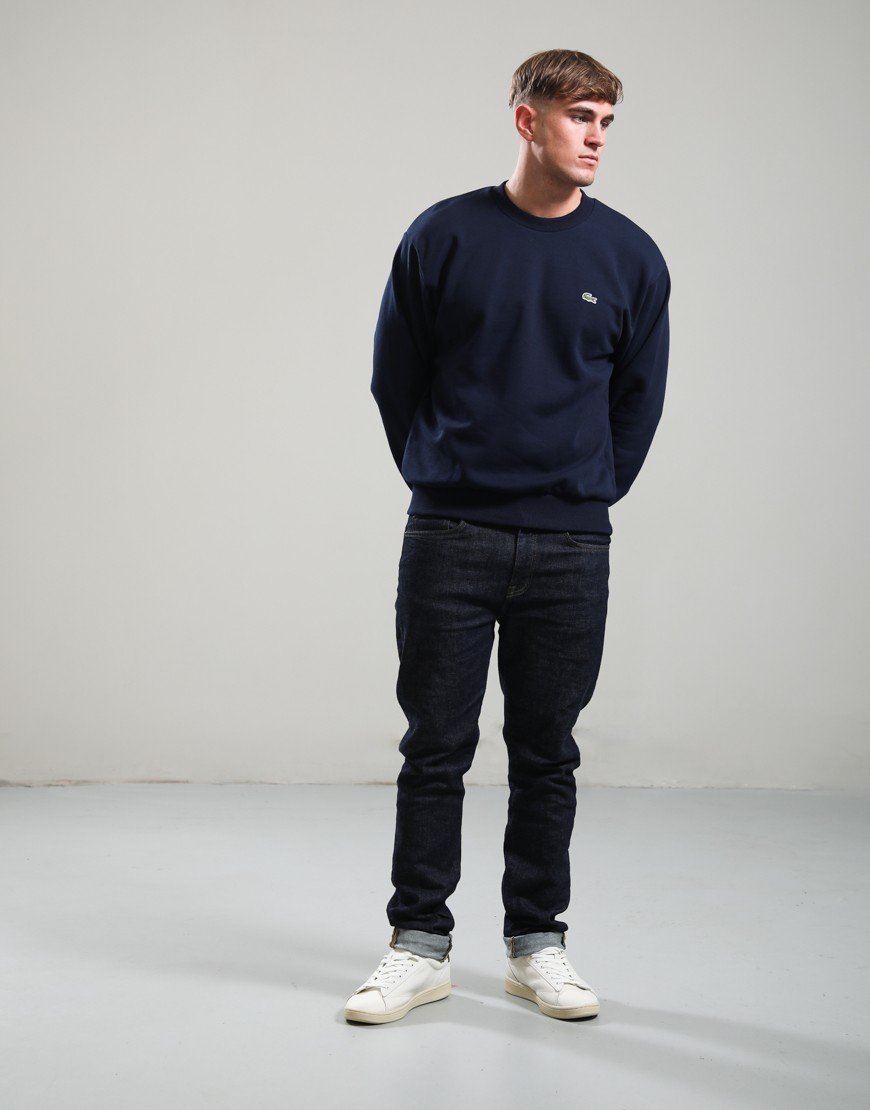 Lacoste Fleece Sweatshirt Navy Blue
