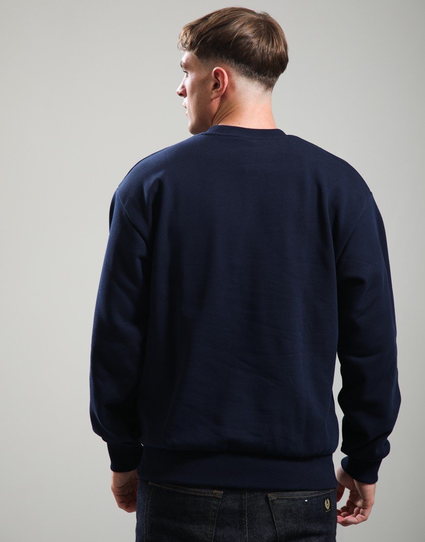 Lacoste Fleece Sweatshirt Navy Blue