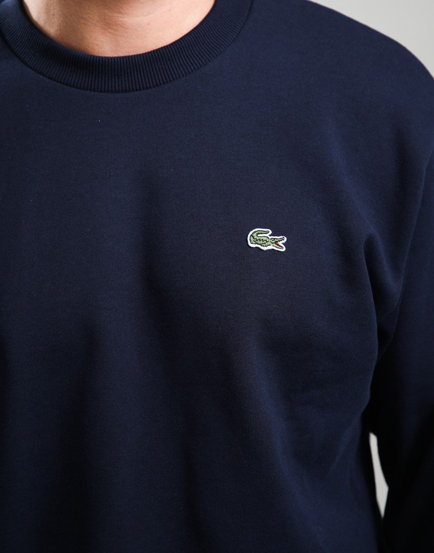 Lacoste Fleece Sweatshirt Navy Blue