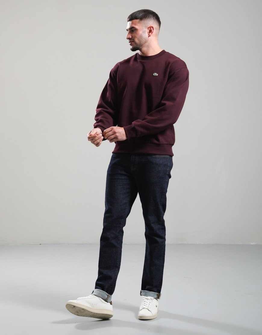 Lacoste Cotton Crew Sweat Oxalis